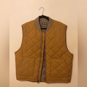 Men's Quilted Vest in Tan by A New Day